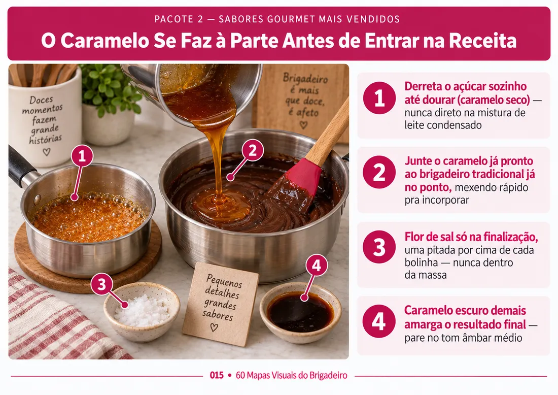Mapa 015: O Caramelo Se Faz à Parte Antes de Entrar na Receita