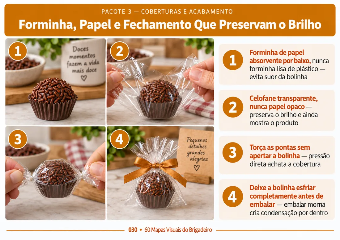 Mapa 030: Forminha, Papel e Fechamento Que Preservam o Brilho