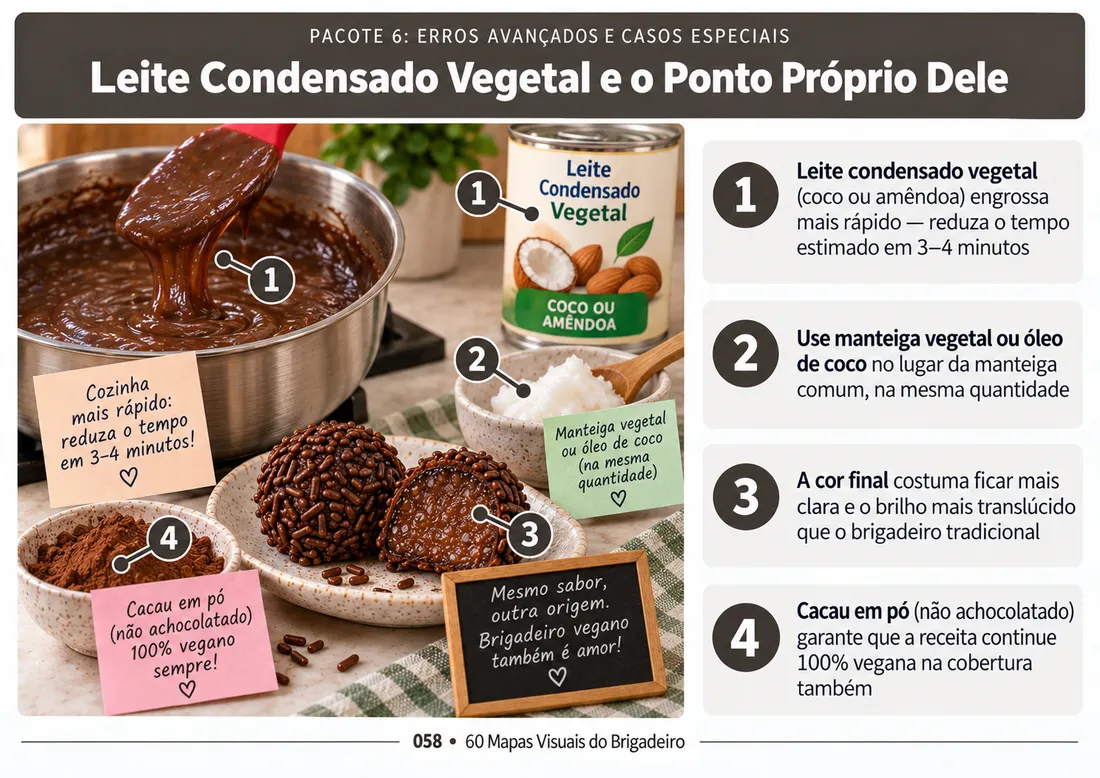 Mapa 058: Leite Condensado Vegetal e o Ponto Próprio Dele