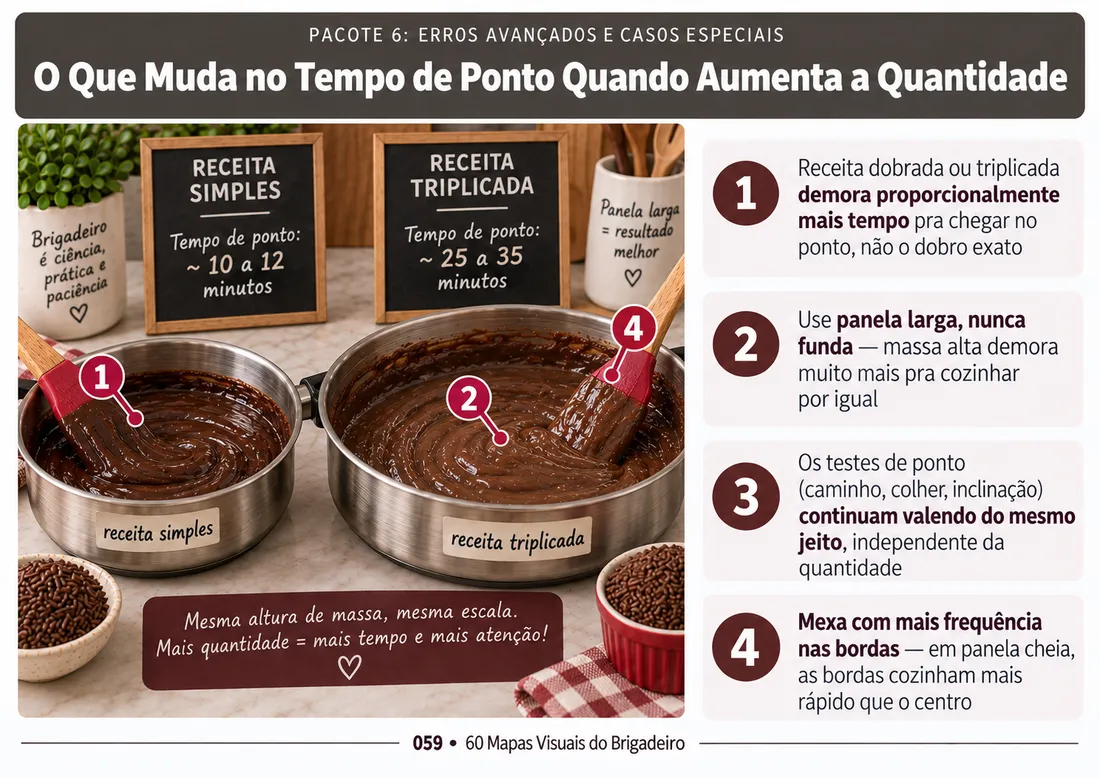 Mapa 059: O Que Muda no Tempo de Ponto Quando Aumenta a Quantidade
